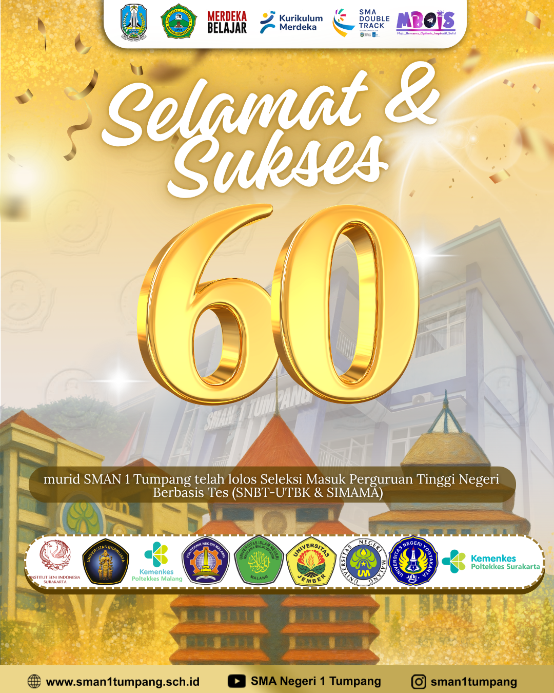 SNBT SMAN 1 Tumpang 2026